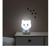 Lampe Veilleuse - Home Deco Kids - Chat - Usb - Blanc