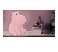 Lampe Veilleuse - HOME DECO KIDS - Hippopotame - Gris