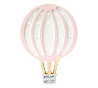 Lampe Veilleuse Montgolfière Rose Poudré