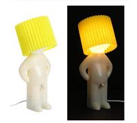 Lampe Veilleuse Naughty Boy Protection Des Petit Homme Timide Lampe Créative Chambre Lampe De Table Pour La Décoration De La Maison Couple Joli Cadeau Fête-Jaune
