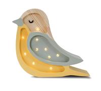 Lampe veilleuse oiseau kaki moutarde
