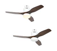 Ventilateur de plafond Aerodynamix Eco 112 BL / Noyer CasaFan