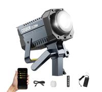 Lampe Vidéo, COLBOR CL220M Lite 220W Lumière de Studio 5600K Daylight CRI96+ 10,800Lux at 1m COB Video Light avec Contrôle APP Bowens Mount, Lampe-Vidéo-Lumière-Studio-Photographie
