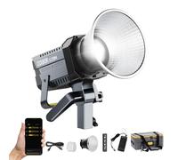 Lampe Vidéo, COLBOR CL220M Pro 220W Lumière de Studio 5600K Daylight CRI96+ 58,100Lux@1m COB Video Light avec Contrôle APP Bowens Mount 7 Effets d'Éclairage, Lampe-Vidéo-Lumière-Studio-Photographie