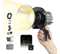 Lampe Vidéo, COLBOR CL60 65W COB Video Light 2700K-6500K CRI97+ LED Continue Lumière 10 Effets d'Éclairage avec Contrôle APP Bowens Mount pour Studio Photographie, Lumière-Vidéo-LED-Studio-Lampe