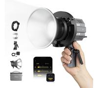 Lampe Vidéo, COLBOR CL60 65W COB Video Light 2700K-6500K CRI97+ LED Continue Lumière 10 Effets d'Éclairage avec Contrôle APP Bowens Mount pour Studio Photographie, Lumière-Vidéo-LED-Studio-Lampe
