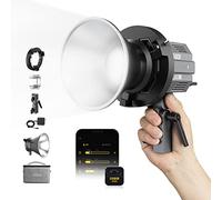 Lampe Vidéo, COLBOR CL60M 65W Video Light COB 5600K CRI≥97 Continue Lumière 7 Effets Lumineux Intégrés (550g) avec Contrôle APP Bowens Mount pour Studio Photographie, Lumière-Vidéo-Studio-Lampe-LED