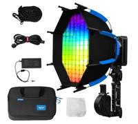 Lampe vidéo LED Amaran Ray 60c RVB avec Sac Portable Octa Dome 30 Softbox