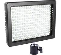Lampe vidéo LED rechargeable 100 W compatible avec Kodak PIXPRO FZ55 - Panneau 160 LED, intensité variable 5600 K - 3200 K, 900 Lux, batterie et chargeur rapide (UK/UE) inclus - Kit d'éclairage léger