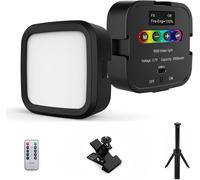 Lampe Vidéo Led Rvb,2500-8500 K,Lumière De Photographie Pour Filming/Streaming En Direct/Appels Zoom/Travail À Distance[GOP6256471]