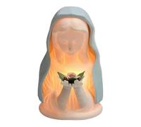 Lampe Vierge Marie, veilleuse Mère Bénie, Statue de Marie en résine, Cadeaux chrétiens catholiques pour femmes, décorations de Noël