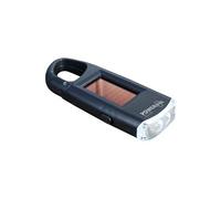 lampe Viperde poche mousqueton solaire led 10,6 cm ABS noir