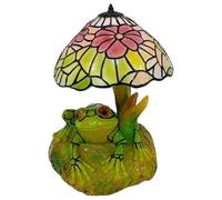 Lampe Vitrail - Grenouille Éclairage LED pour la lecture,Veilleuse décorative en vitrail | Pour salle à manger, chambre d'enfant, éclairage de bureau, comptoir de cuisine, chambre à coucher, bureau