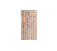 Lampe Wabi Sabi Style LED Applique Murale rayé Jaune travertin Applique Murale Style Japonais Pierre Art décor Applique Murale pour Chambre Salon Couloir