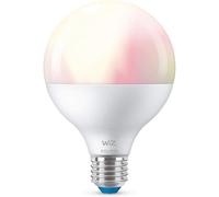 WiZ ampoule couleur LED connectée Wi-Fi E27, Globe, couleur, équivalent 75W, 1055 lumen, fonctionne avec Alexa, Google Assistant et Apple HomeKit