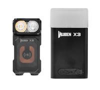 Lampe Wuben X3 Pro Black + Boîte de recharge aluminium 700 lumens