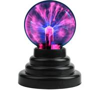 Lampe - XVX - Boule plasma lumineuse - Tactile - USB et batterie - Multicolore