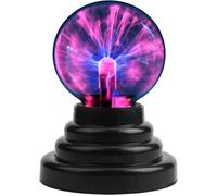 Lampe - YNKKVRE - Boule plasma lumineuse - Tactile - Alimentée par USB ou batterie - Décoration enfantine