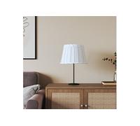 vidaXL Abat-jour en osier Ø30x20 cm Blanc – Pour lampe de table, suspension et chevet