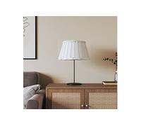 vidaXL Abat-jour en osier blanc Ø50x30 cm – pour lampe de table, suspendue, chevet