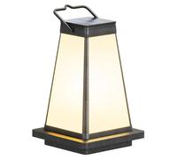 Lampependue D'Extérieur, Colonne Lumineuse En Acier Inoxydable de 47 Cm, Noire, Moderne Et Luxueuse, À Led, Solaire, Étanche Ip54, Idéale Pour Patio,E Allée, Portail Ou Éclairage Fixe, Lot de 1/37 Cm/