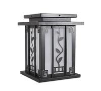 Lampependue D'Extérieur,Padaire, 24,9 Cm, Éclairage de Pilier D'Extérieur Moderne,De Terrasse,De Terrasse,De Colonne de Patio Étanche Ip54, Lot de 1, Lanterne En Acrylique, Éclairage de Paysage Led 30