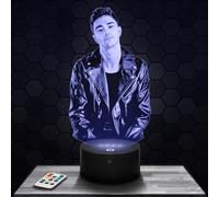Lampephoto.fr - Lampe 3D A. Marbeuf Star Ac, Veilleuse Tactile Led, Effet Hologramme 3D, Idée Cadeau Noël Anniversaire Homme Femme, Objet décoration chambre