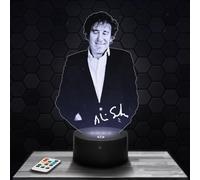 Lampephoto.fr - Lampe 3D A. Souchon, Lampe 3D, Décoration Chanteur Variété Française, Idée Cadeau Homme Femme, Objet Veilleuse Adulte, Déco Chambre, Idee Cadeau Fan Chanson Française
