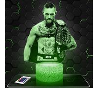 Lampephoto.fr - Lampe 3D C. Mcgregor The Notorious MMA Déco Arts Martiaux Libres, Idée Cadeau Homme Femme, Objet C. Mcgregor The Notorious MMA Déco Chambre, Idee Cadeau Homme Femme Original