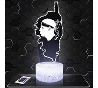 Lampephoto.fr - Lampe 3D Drapeau Corse, Idée Cadeau pour un Corse, Veilleuse Tactile Led Illusion, Effet Hologramme 3D, Cadeau Noël Anniversaire Garçon Fille TOP
