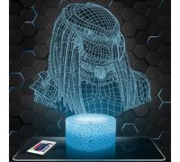Lampephoto.fr - Lampe 3D Film de Science-Fiction, Idée Cadeau Fan de Cinéma, Veilleuse Tactile Led Illusion, Effet Hologramme 3D, Idée Cadeau Noël Anniversaire Garçon et Fille