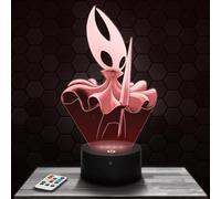 Lampephoto.fr - Lampe 3D Hollow K. : Silk song metroidvania Jeux Vidéo Cadeau Geek Homme, Gamer, Veilleuse Tactile Led, Effet Hologramme 3D, Idée Cadeau Noël Anniversaire Homme Femme, Décoration