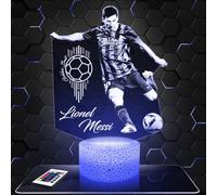 Lampephoto.fr - Lampe 3D L. Messi Joueur de Foot, Sport, Idée Cadeau Fan de Foot, Veilleuse Tactile Led Illusion, Effet Hologramme 3D, Cadeau Noël Anniversaire Garçon Fille TOP