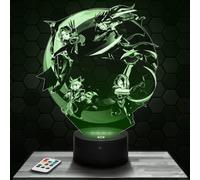 Lampephoto.fr - Lampe 3D LED Déco defense Of The Ancients D, Idee Cadeau pour Ado, Accessoire defense Of The Ancients D Gaming Gamer Jeux Video, Chambre d'Ado Garçon Deco Bureau, Idée Cadeau Ado
