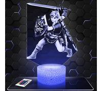 Lampephoto.fr - Lampe 3D Link Zel da Jeux Vidéo, Cadeau Geek Homme, Gamer, Cadeaux Geek, Veilleuse Tactile Led Illusion, Effet Hologramme 3D, Idée Cadeau Noël Anniversaire Garçon et Fille TOP