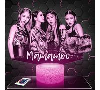 Lampephoto.fr - Lampe 3D Mamamo Deco Chambre Fille, Lampe 3D Mamamo Objet K-Pop Corée, Pop Coréene, Idée Cadeau Décoration LED Veilleuse Deco Bureau, Idée Cadeau Ado Original, Effet Hologramme