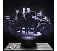 Lampephoto.fr - Lampe 3D P. Blinders Family, Décoration Chambre Garçon Fille, Lampe 3D Film Séries, Idée Cadeau Décoration, Lampe 3D, Effet Hologramme, Cadeau Fan Série