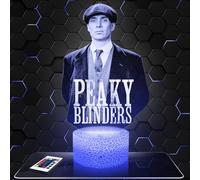 Lampephoto.fr - Lampe 3D P. Blinders Idée Cadeau Fan de Cinéma, Veilleuse Tactile Led Illusion, Effet Hologramme 3D, Idée Cadeau Noël Anniversaire Homme et Femme TOP