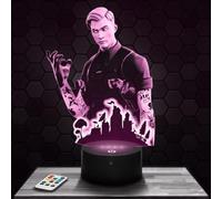 Lampephoto.fr - Lampe 3D Shadow M. F. Décoration Chambre Garçon Gaming Gamer Jeux Video Idée Cadeau Idée Cadeau Décoration Lumière Tamisée Veilleuse deco Bureau. Idée Cadeau Adolescent Original