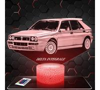 Lampephoto.fr - Lampe 3D Voiture delta Hf Integrale L, Idée Cadeau Deco Sport Vehicule Collection Tuning, Lampe Bureau Salon Voiture delta Hf Integrale L, Idée Cadeau Noel Fan de Voiture
