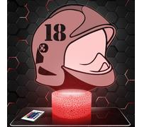 Lampephoto.fr - Lampe Casque Pompier Soldat Du Feu Veilleuse 3D