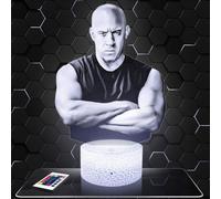 Lampephoto.fr - Lampe V. Diesel Veilleuse 3D Acteur