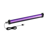 Lampes à lumière noire - Tube néon LED UV 32,2 x 3,8 x 2,2 cm, lumière de à rémanence magnétique, bande lumineuse USB 9 W | Accessoires de lumineux pour anniversaire, noël, affiche murale, v