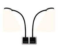 Lampes Appliques Veilleuse de Lecture Chevet Murale LED Dimmable Tactile Noir avec Prise 4W 350Lm Eclairage Blanc Neutre 4000K Pas Fonction de Telecommande Lot de 2 de Enuotek Blanc G