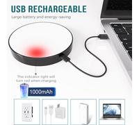 Lampes Armoire Rechargeable, Led Lampe De Placard Avec 1000 Mah Grande Batterie, Luminosité Réglable, Dimmable Led Veilleuse Pour Placard, Armoire, Comptoir, Cuisine(Paquet De 2)[VEI9272156]
