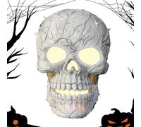 Lampes Crâne Halloween Lampe Solaire Crâne Résine Décoration Jardin