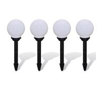 vidaXL 4x Lampe d'Allée Extérieure Lampe Eclairage Jardin Patio Arrière-Cour