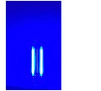 Lampes d'ambiance rétro colorées pour voiture, ampoule USB pour voiture, veilleuse LED portable, contrôle tactile, mini véhicule, lumière d'ambiance LED à brancher (bleu)
