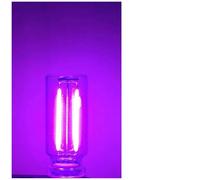 Lampes d'ambiance rétro colorées pour voiture, ampoule USB pour voiture, veilleuse LED portable, contrôle tactile, mini véhicule, lumière d'ambiance LED à brancher (violet)