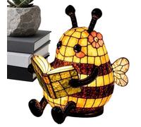 Lampes D'animaux-décor De Table De Style Vitrail Mignon Avec Une Lueur Douc